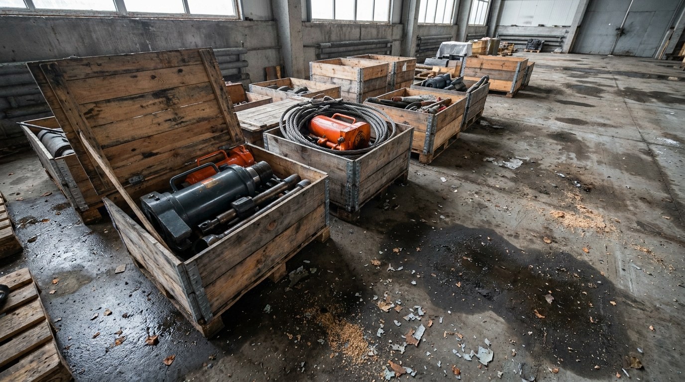 комплекты в ящиках