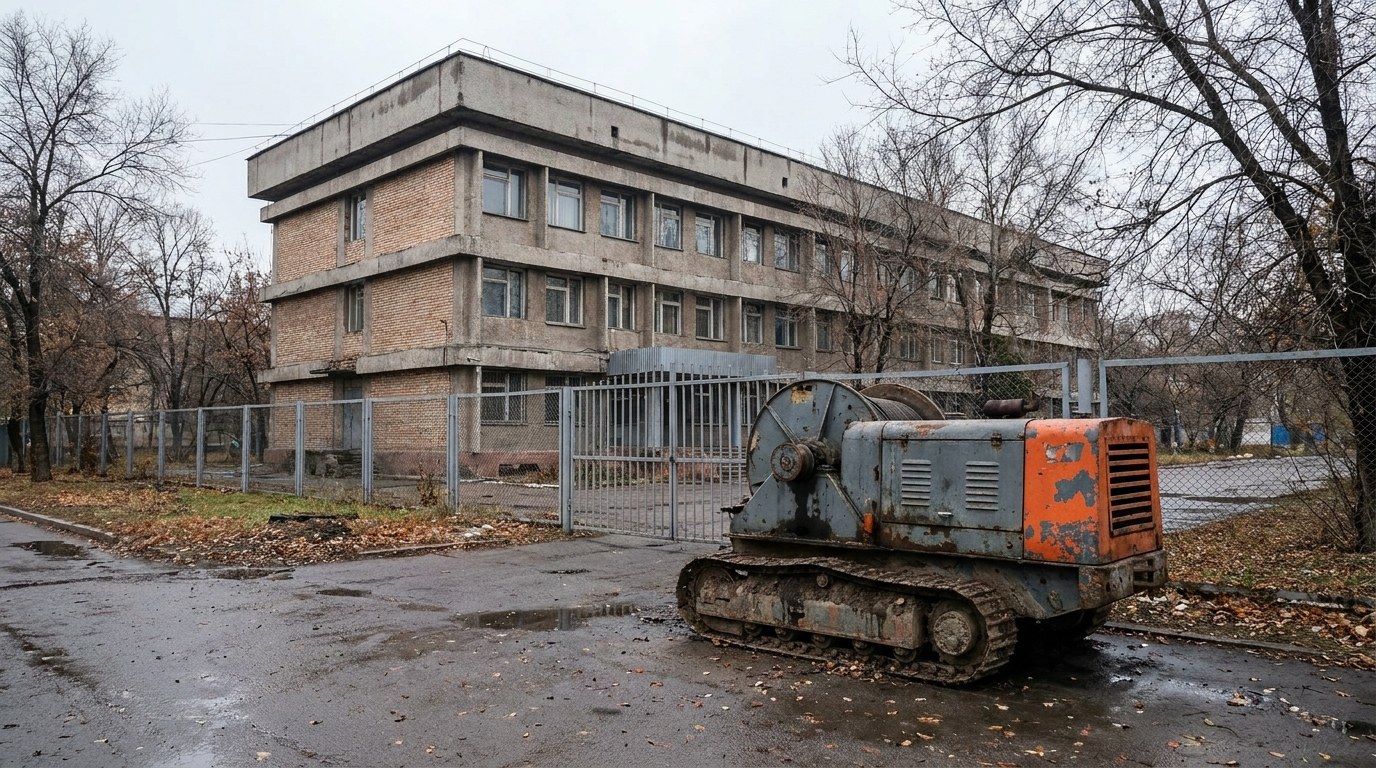 офис и двор в Казахстане